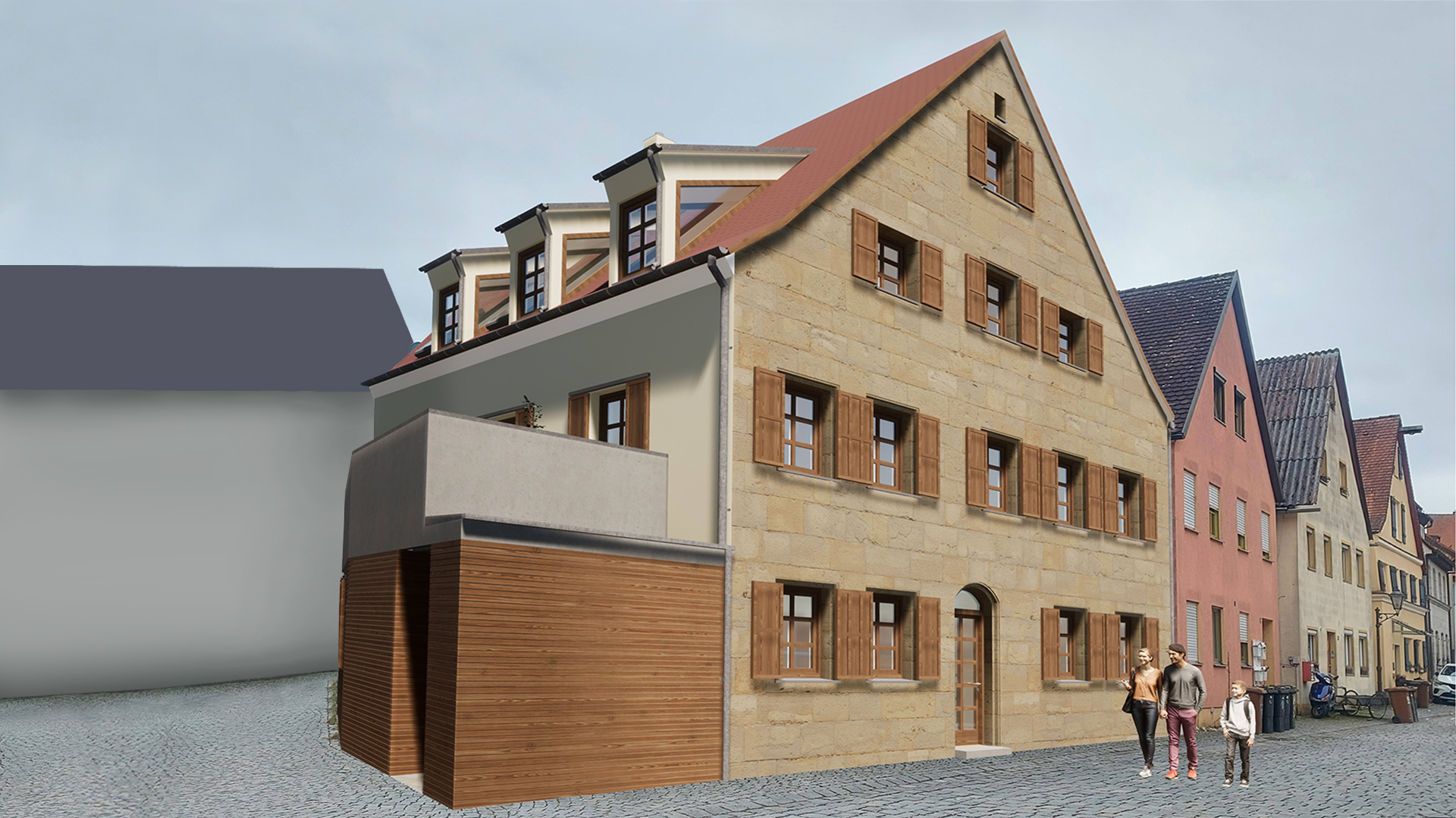 Rost Wohnbau - Bauprojekt Altdorf Silbergasse Vorderseite